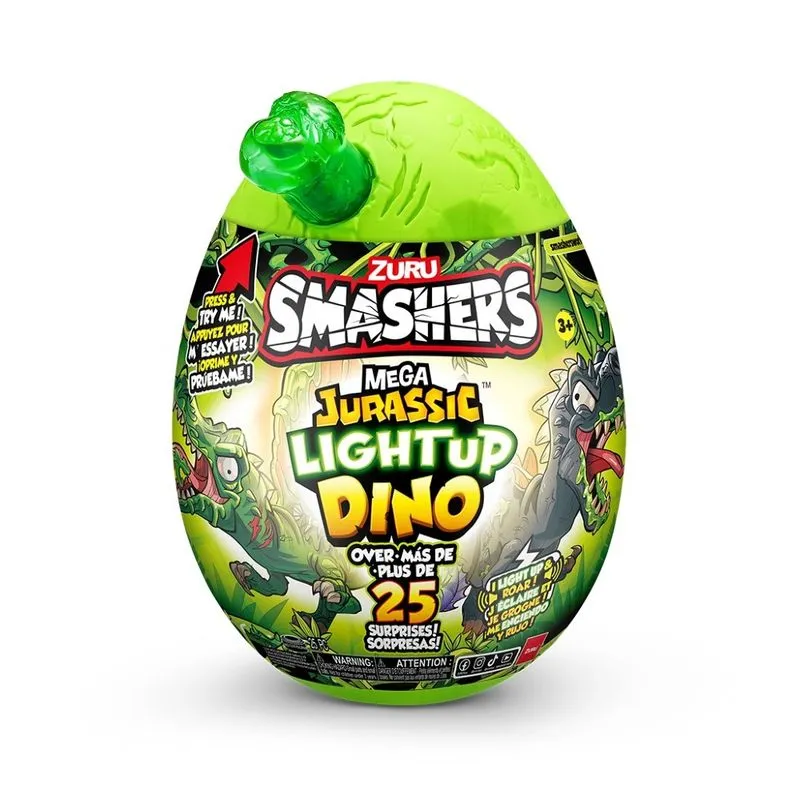 Ovo Smashers - Mega Jurassic Lightup Dino - Verde START