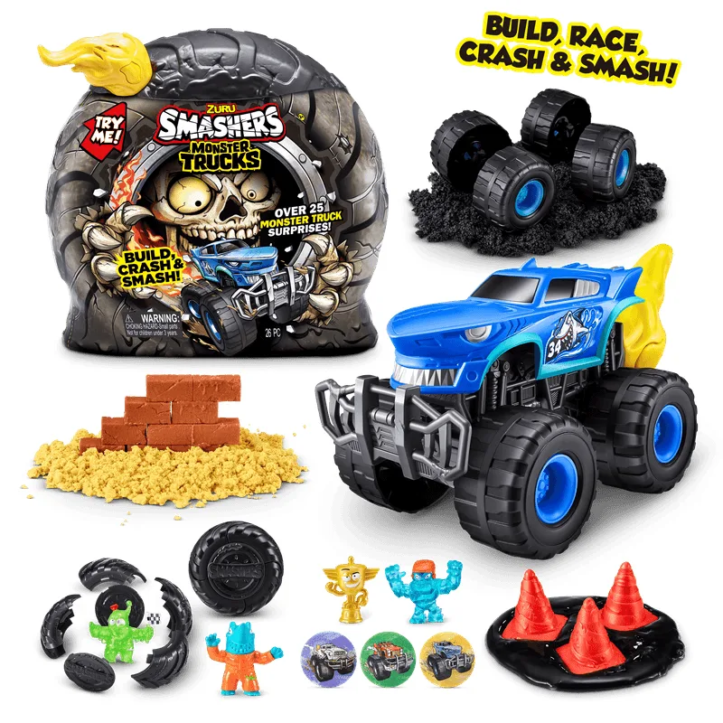 Monster Truck - Conjunto de jogos - Smashers Surpresa S1 - Amarelo START