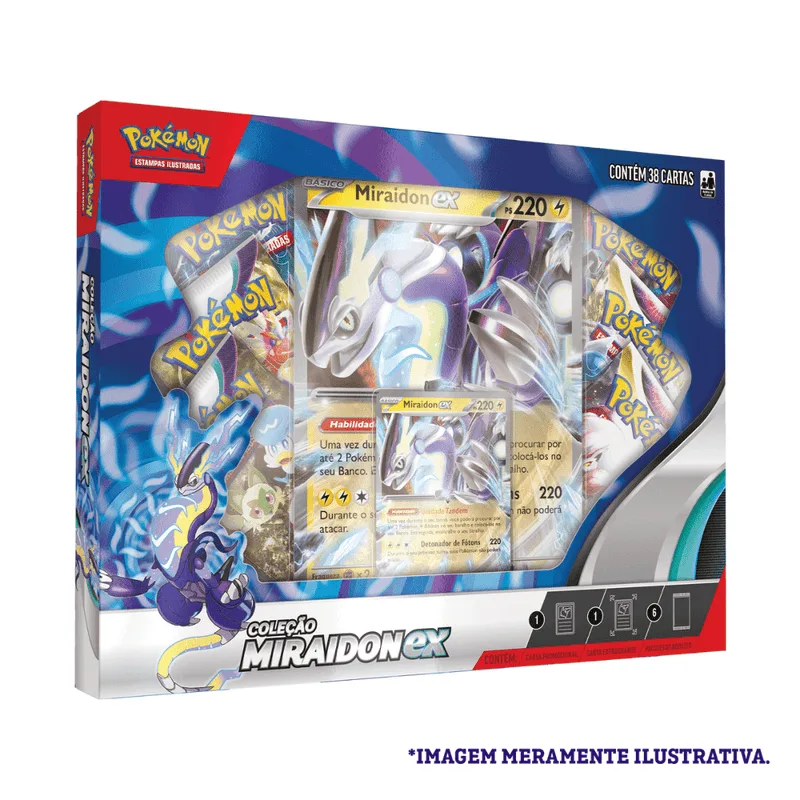 Pokemon - Lendas De Paldea - Miraidon EX COPAG DA AMAZONIA