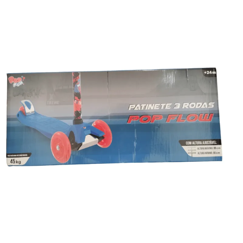 Patinete 3 Rodas - Azul Pop Flow TERRACO
