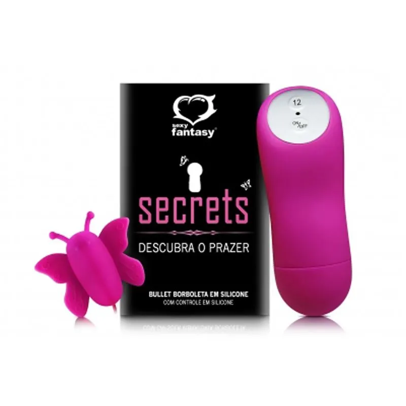 Bullet Borboleta em Silicone com 12 Velocidades Sexy Fantasy