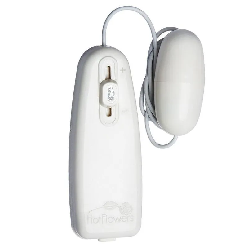 Vibrador Bullet Branco Hot Flowers