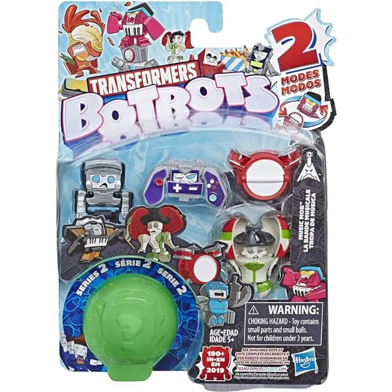 Botbots Transformers - Tropa de Musica - Pack com 5 Figuras HASBRO