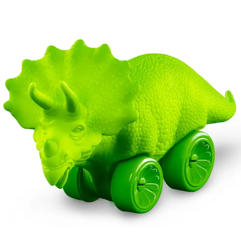 Boneco - Dino com Rodinhas Triceratops ROMA JENSEN