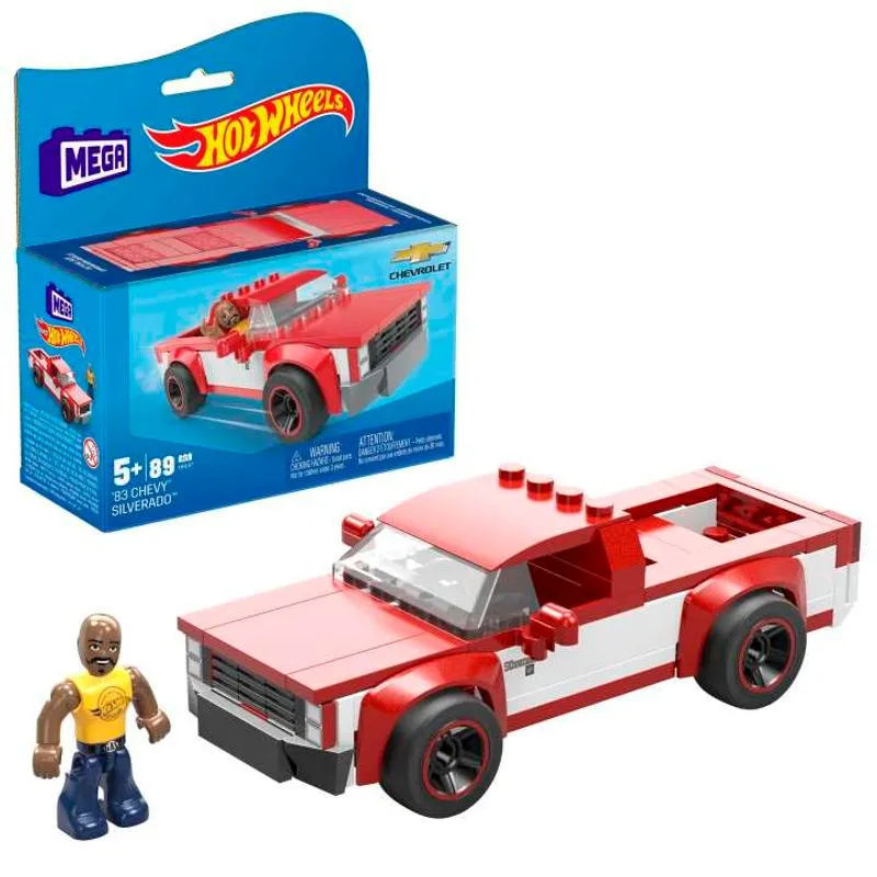 Bloco de Montar - MEGA - Hot Wheels - 83 Chevy Silverado MATTEL Bloco de Montar - MEGA - Hot Wheels - '83 Chevy Silverado MATTEL