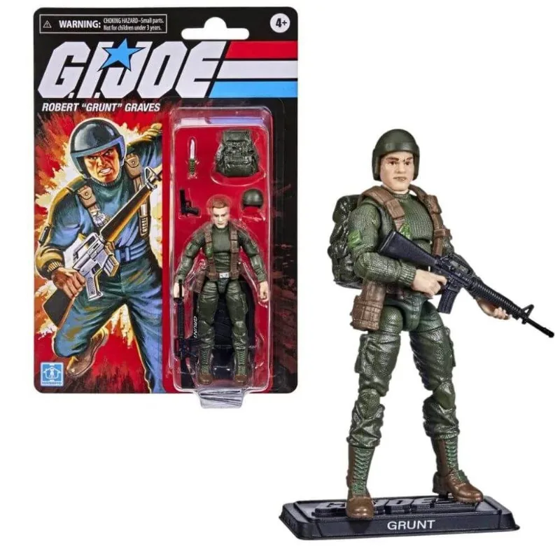 Boneco - Robert Grunt GIJOE Retro HASBRO Boneco - Robert Grunt G.I.JOE Retro HASBRO