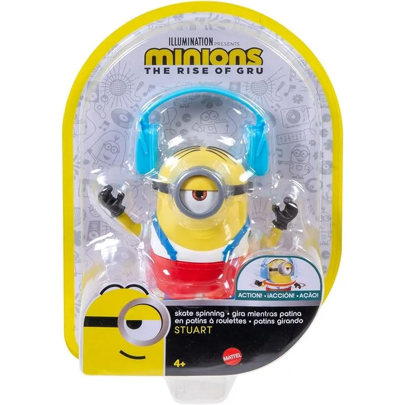 Boneco - Minions Stuart - Patins Girando MATTEL