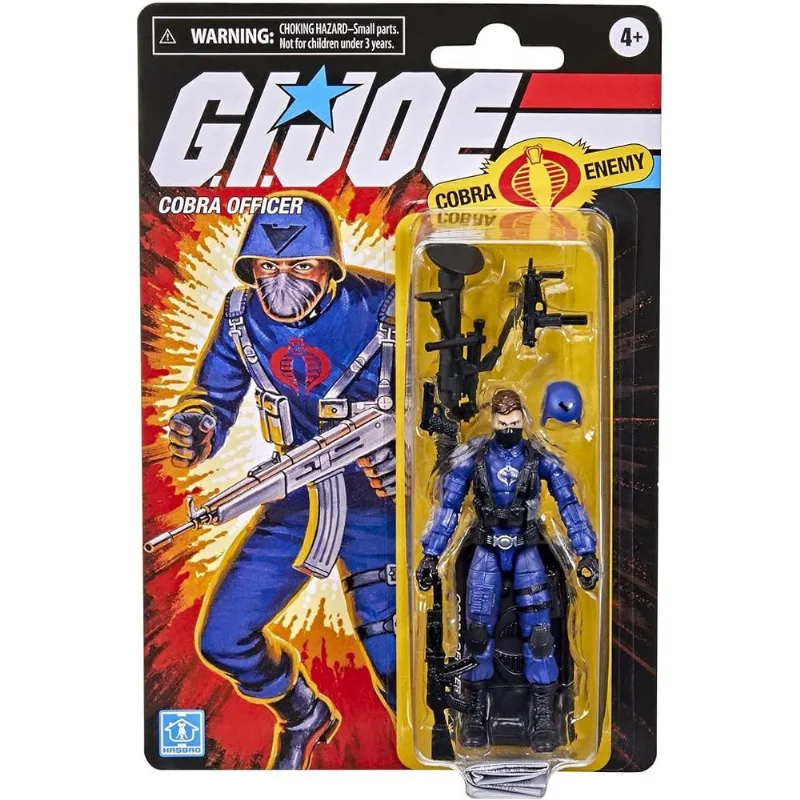 Boneco - Cobra Officer IJOE Retro HASBRO Boneco - Cobra Officer I.JOE Retro HASBRO