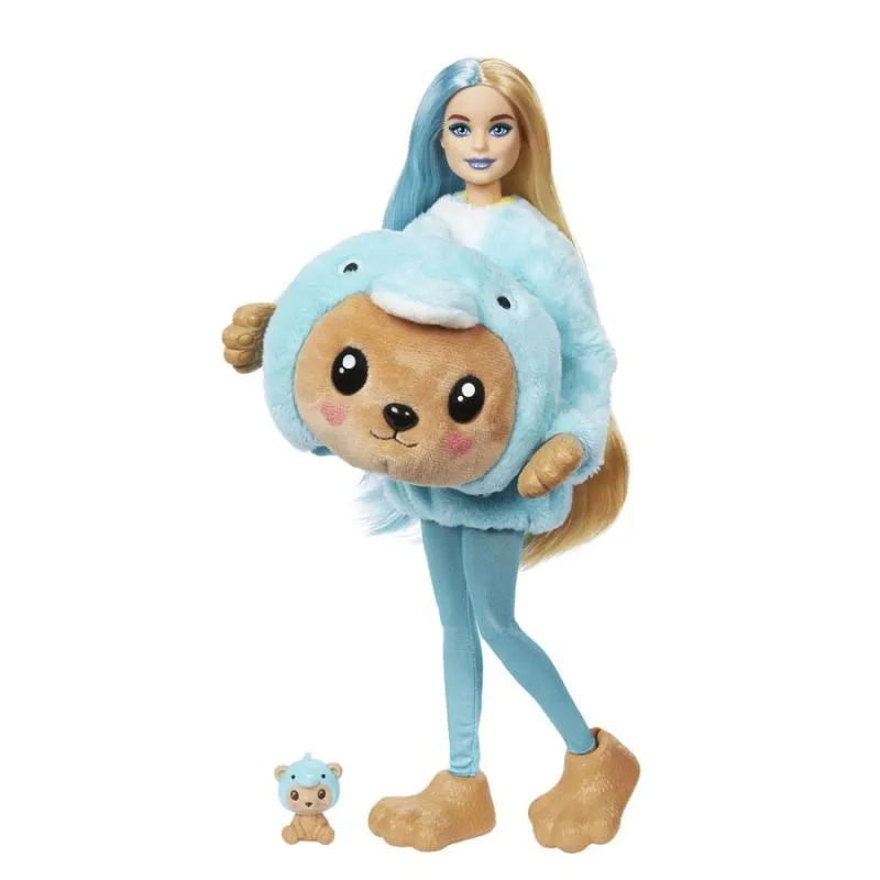 Boneca Barbie - Disfarce de Animal - Cutie Reveal - Azul MATTEL
