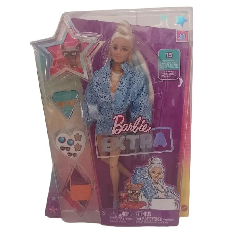 Boneca - Barbie Extra - Bandana Amarela MATTEL
