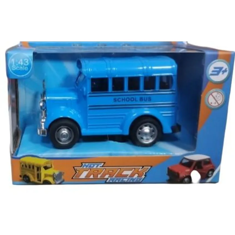 Carrinho - Modelo Da Cidade Onibus Azul HONGYAO