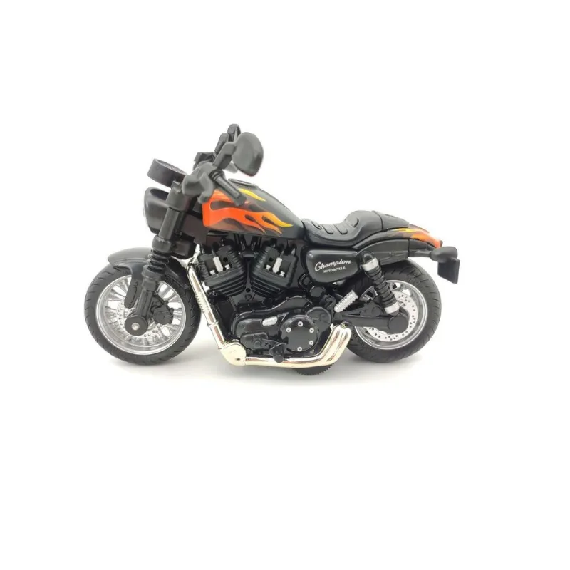 Moto - Veiculo Metal Modelo 5 Preto HONGYAO