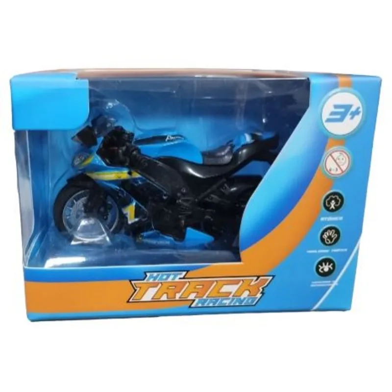 Moto - Metal Modelo Racing 5 Azul HONGYAO