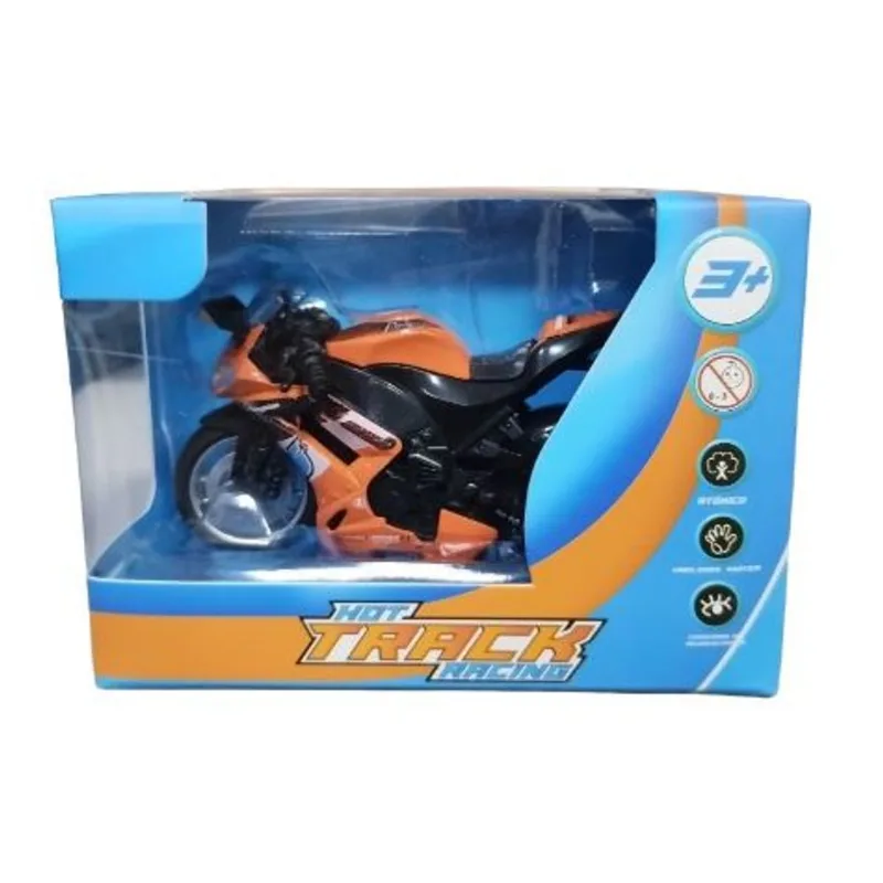 Moto - Metal Modelo Racing 5 Laranjado HONGYAO