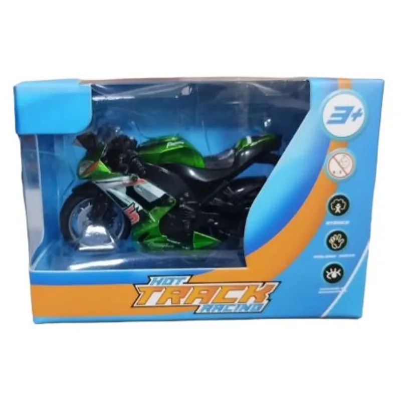 Moto - Metal Modelo Racing 5 - Verde HONGYAO