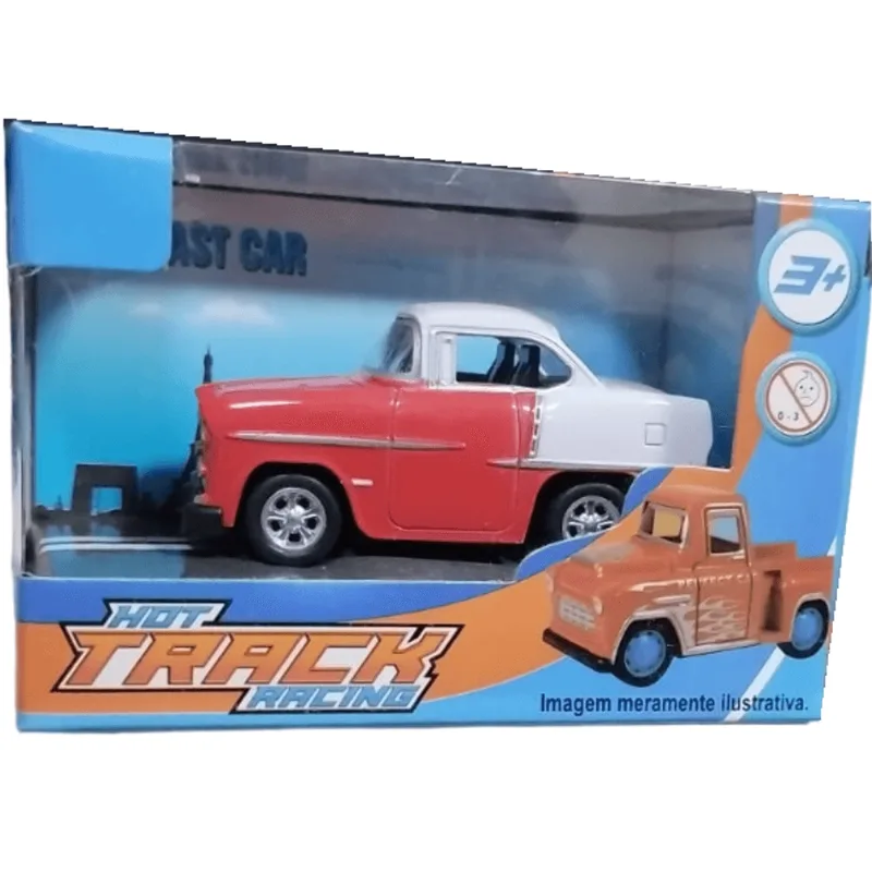 Carrinho - Metal Pequeno Bel Air - Vermelho HONGYAO