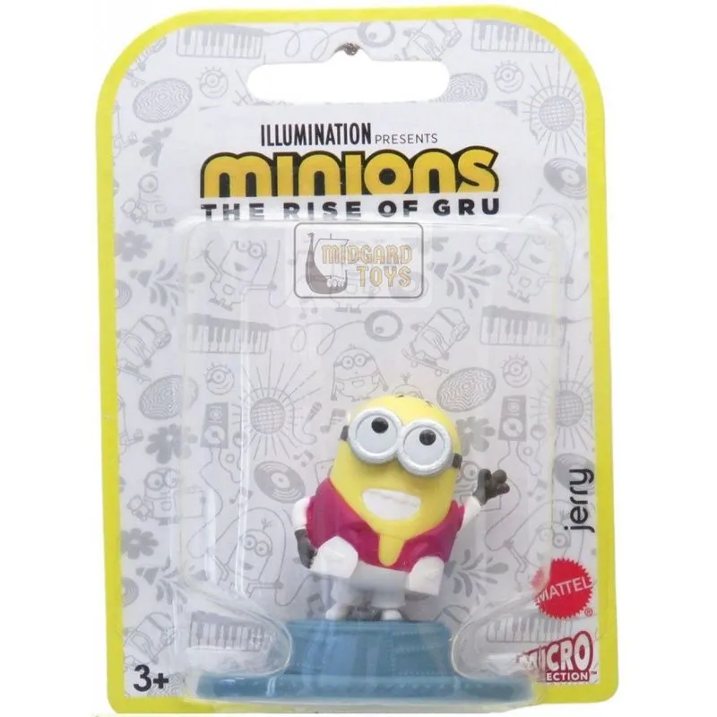 Mini Figura - Minions Illumination - Jerry Cantor - MATTEL