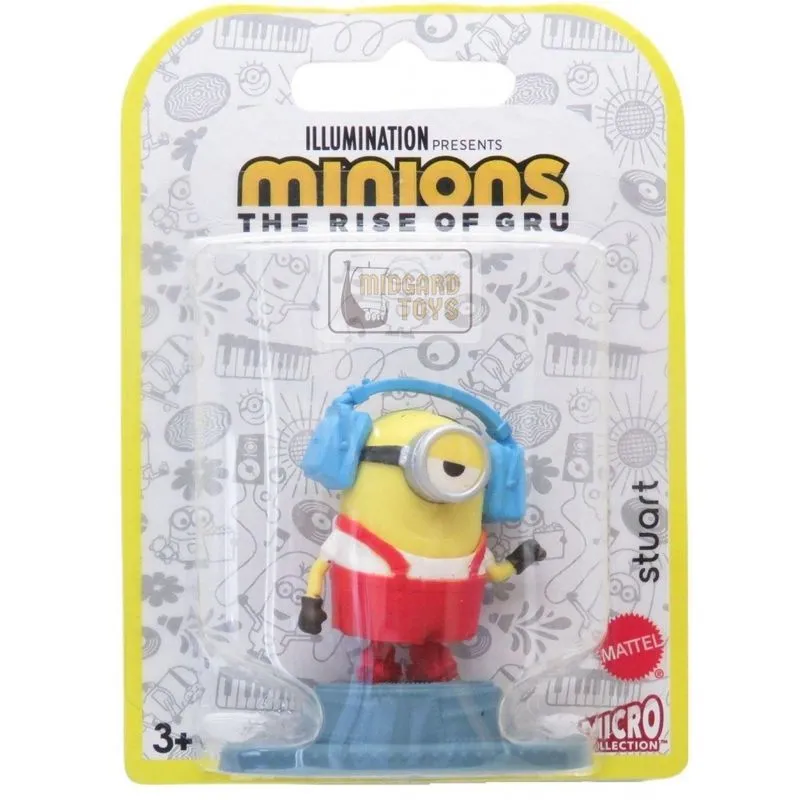 Mini Figura - Minions Illumination - Stuart - MATTEL