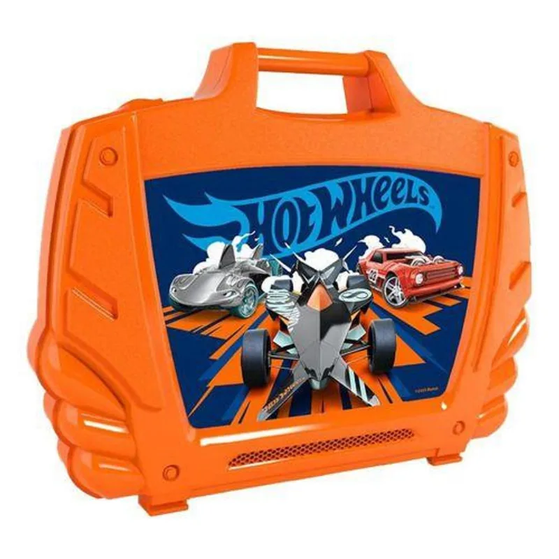Maleta Hot Wheels - Porta Carrinhos - Laranja - START