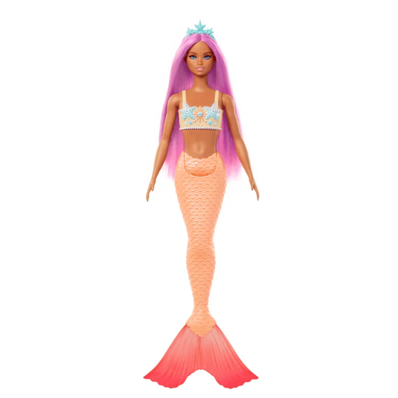 Boneca Barbie - Sereia Mundo Da Fantasia - Calda Laranja MATTEL