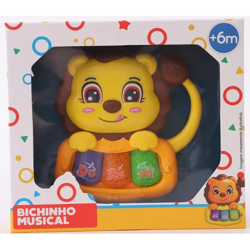 Chocalho Musical - Som e Luzes - Leao HONGYAO