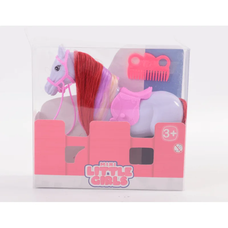 Boneco Cavalo - Mini Little Girls Cabelo Colorido HONGYAO