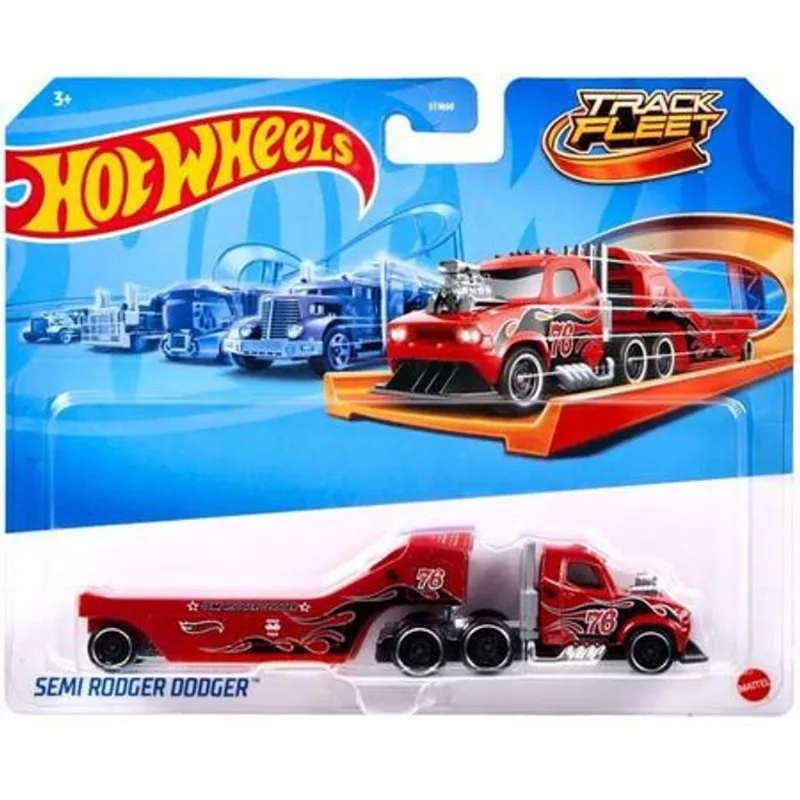 Carrinho - Semi Rodger Dodger - Hot Wheels Track Fleet MATTEL