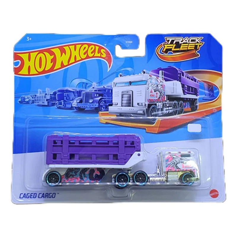 Carrinho - Caged Cargo - Hot Wheels Track Fleet MATTEL
