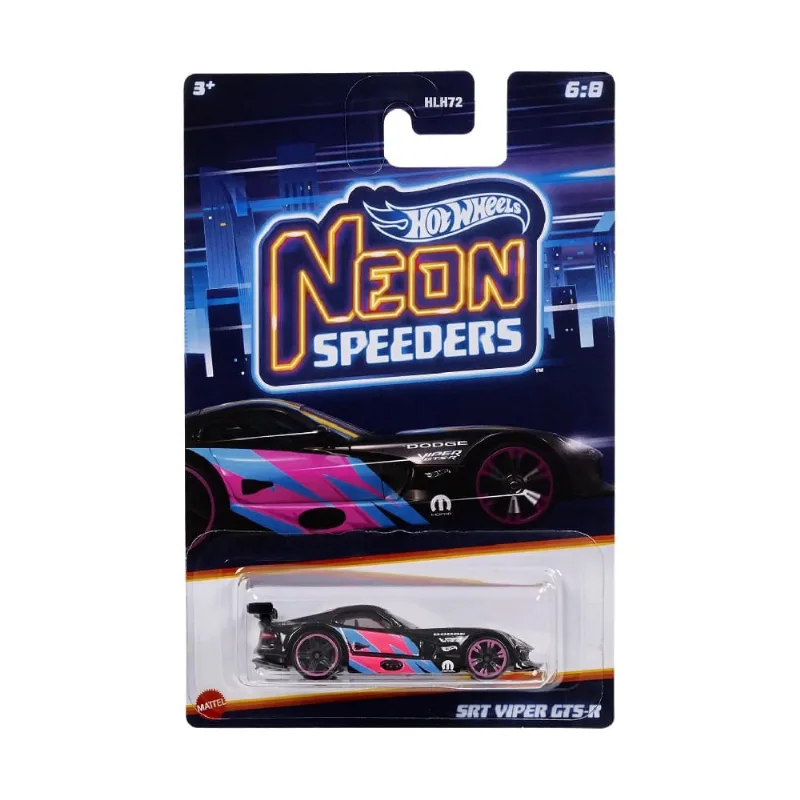 Carrinho - SRT Viper GTS-R Neon Speeder - Hot Wheels MATTEL