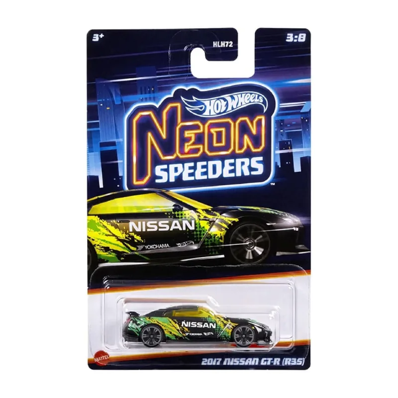 Carrinho - 2017 Nissan GT-R(R35) Neon Speeder - Hot Wheels MATTEL