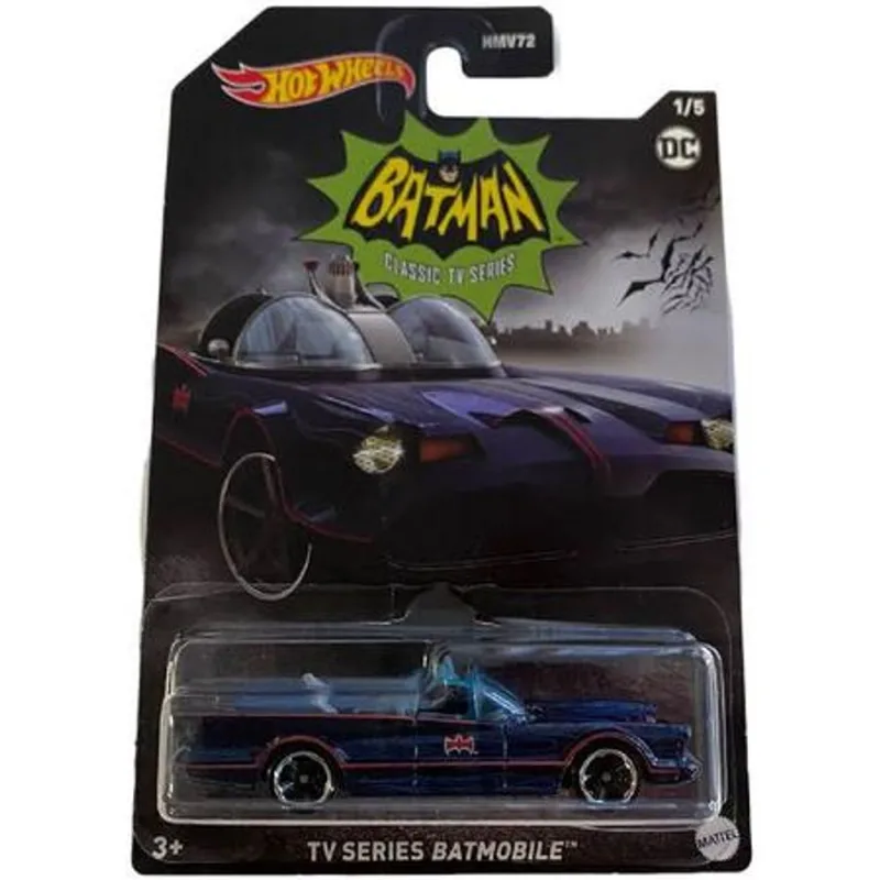 Carrinho - Hot Wheels - Batmovel Classico TV MATTEL