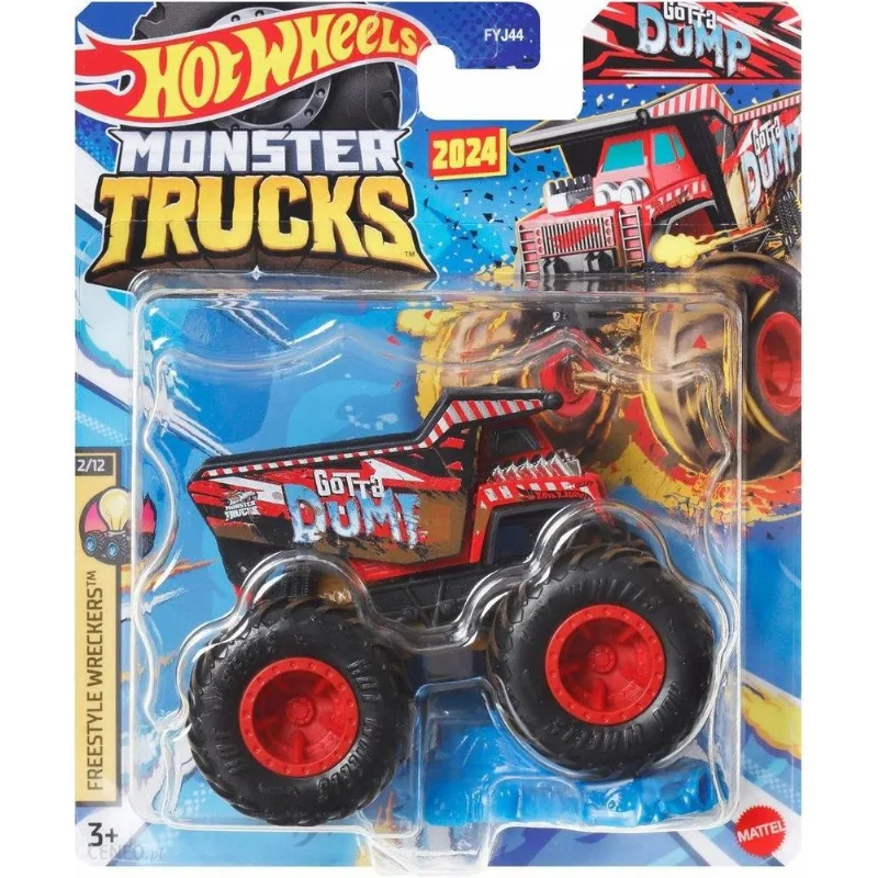 Carrinho Hot Wheels - Monster Trucks 2024 - Gotta Dump MATTEL