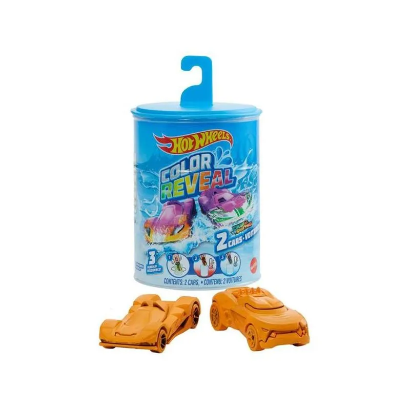 Carros - HW Color Reveal - Pacote com 2 Carros - Azul MATTEL