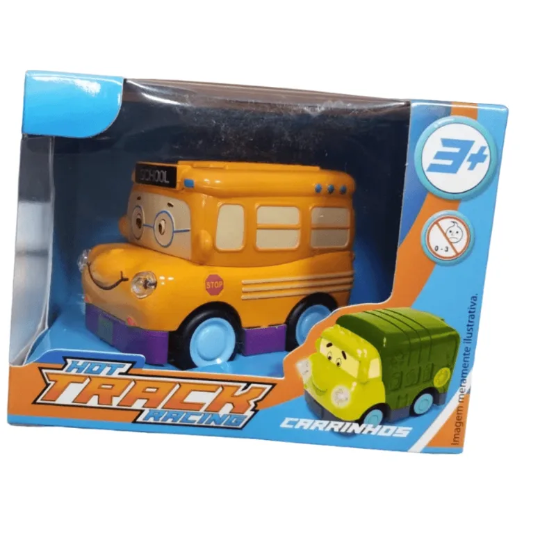 Carrinho - Onibus Escolar -Amarelo HONGYAO