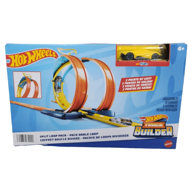 Conjunto de Pista - Hot Wheels Pacote De Loops Divididos MATTEL