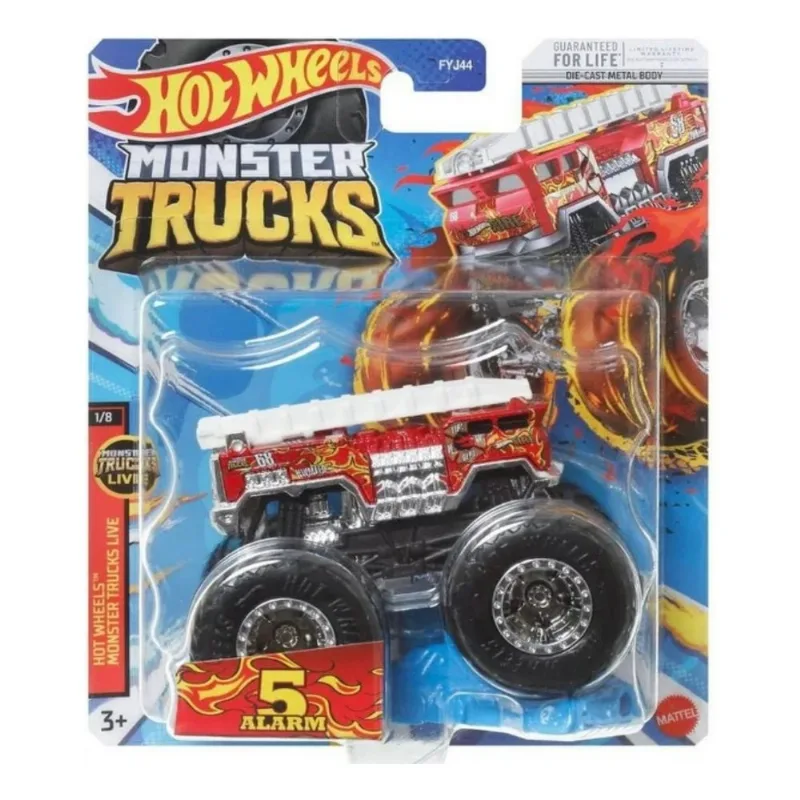 Carrinho - 5 Alarm - Monster Trucks MATTEL