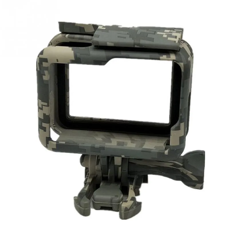 Armação Suporte Camuflado The Frame Para Câmeras GoPro Hero 5 Black Hero 6 Black Hero 7 Black Cor Cinza