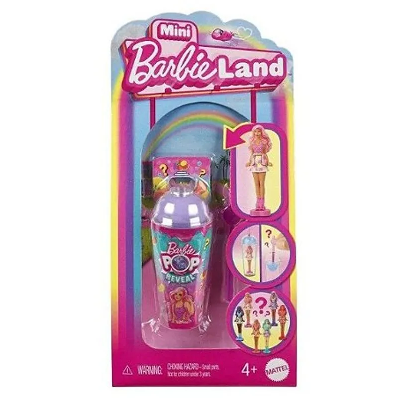Boneca - Mini BarbieLand Pop Reveal Surpresa - Lilas MATTEL