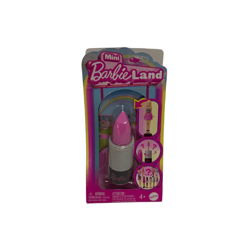 Boneca Mini Barbie Land - Batom Rosa Shock MATTEL