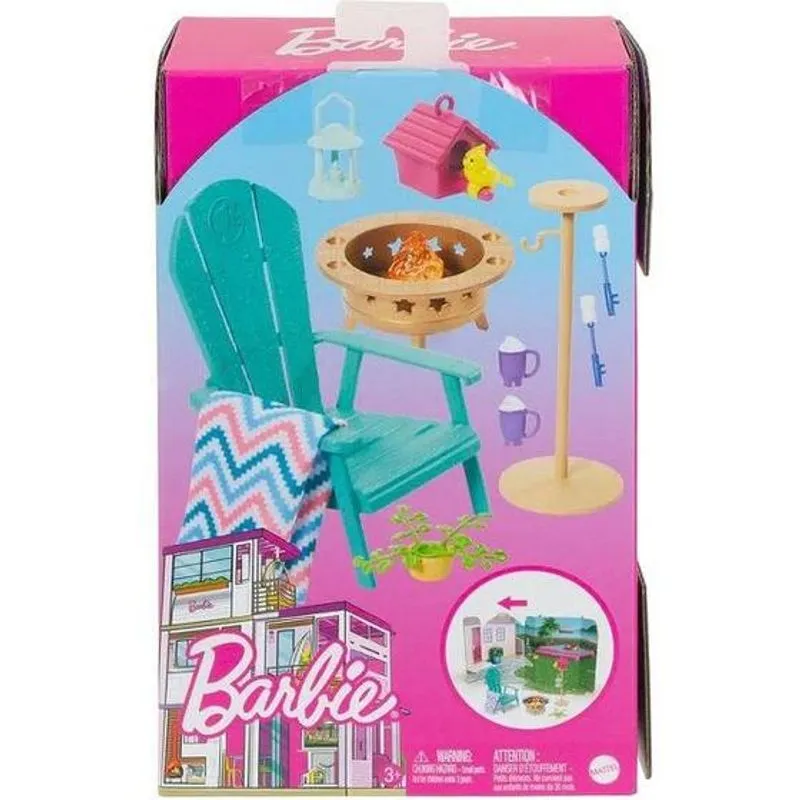 Kit Decoracao Barbie - Conjunto de Jardim MATTEL