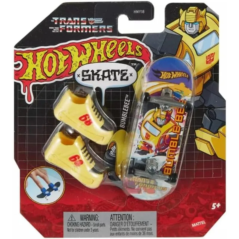 Skate de Dedos Hotwheels - Transformers Bumblebee MATTEL