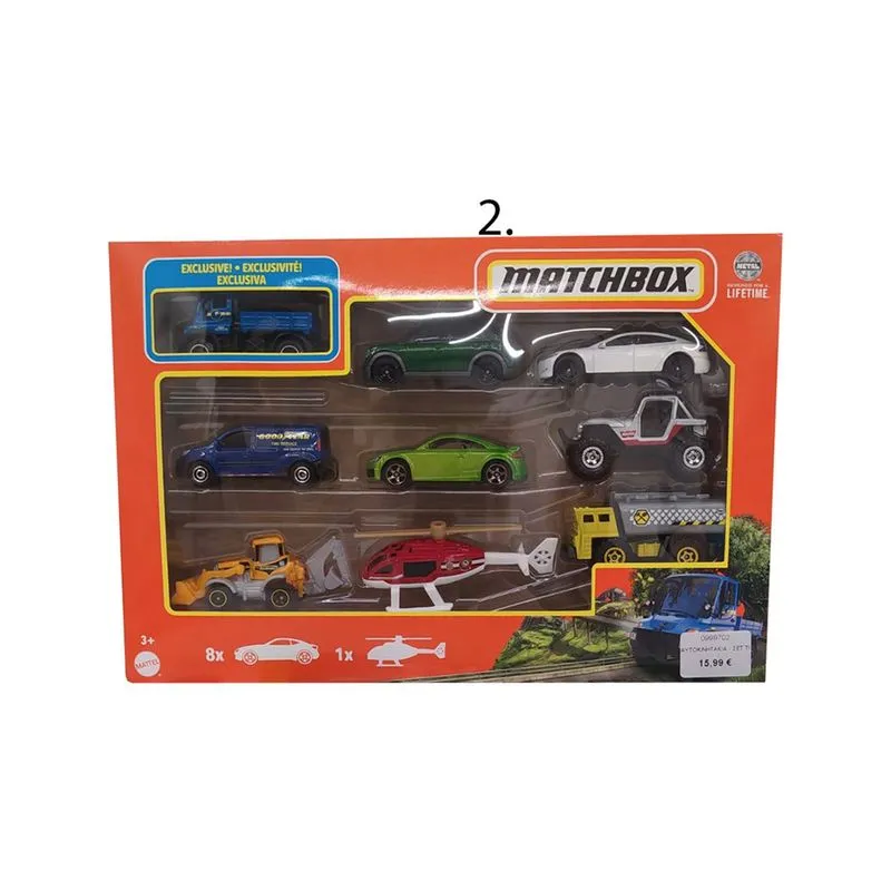 Carrinho - Matchbox 9 Carrinhos Sortidos MATTEL