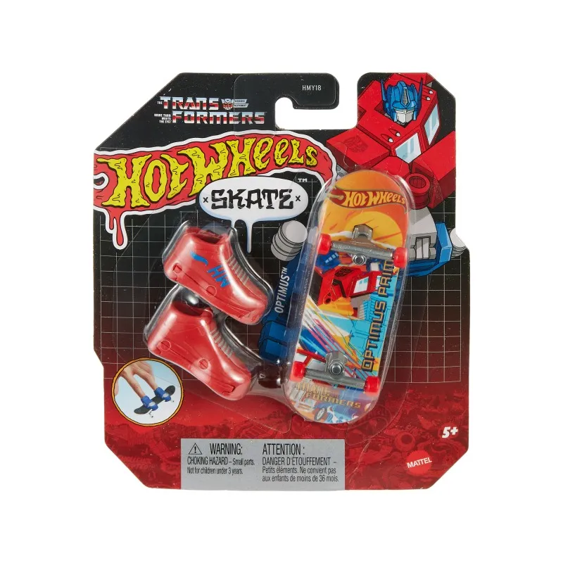 Skate de Dedos Hotwheels - Transformers Optimus Prime MATTEL
