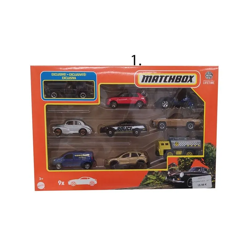 Carrinho Matchbox 9 - Carrinhos Sortidos MATTEL