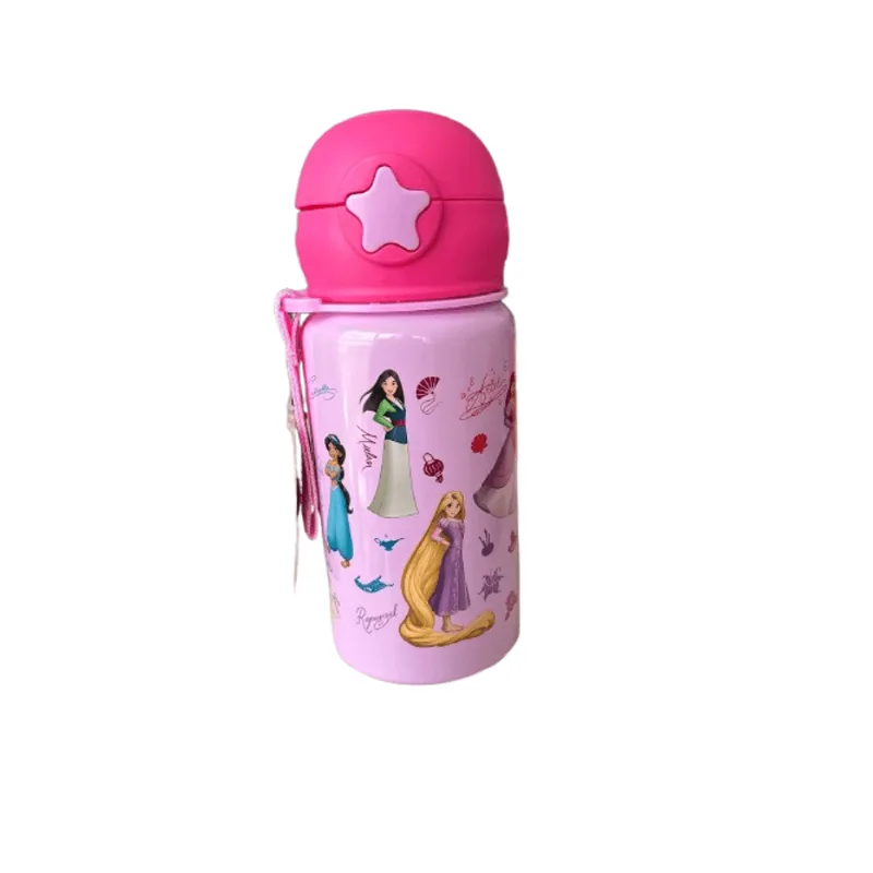 Garrafa Lilas com Canudo - Disney Princesas HONGYAO