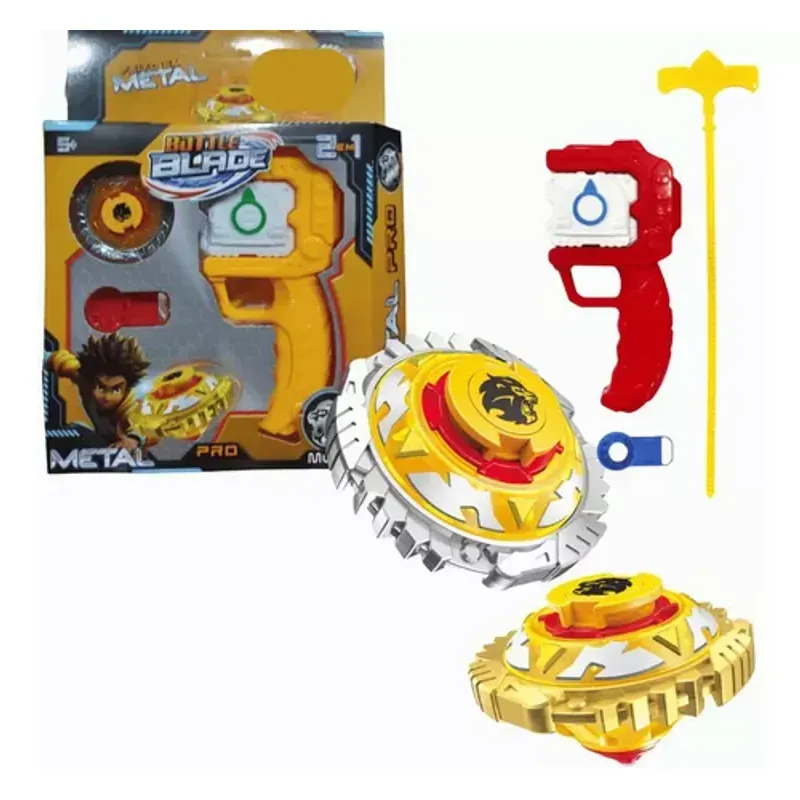 Beyblade - Battle Blades Amarelo 2 em 1 MULTIKIDS