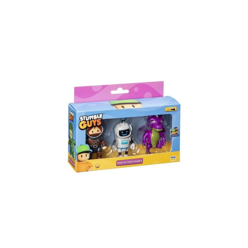 Bonecos - Stumble Guys 3 Mini figuras MULTIKIDS