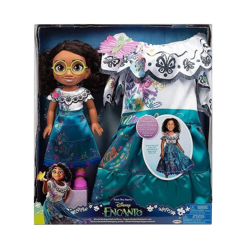 Boneca e Vestido - Disney Encanto Mirabel SUNNY BRINQUEDOS