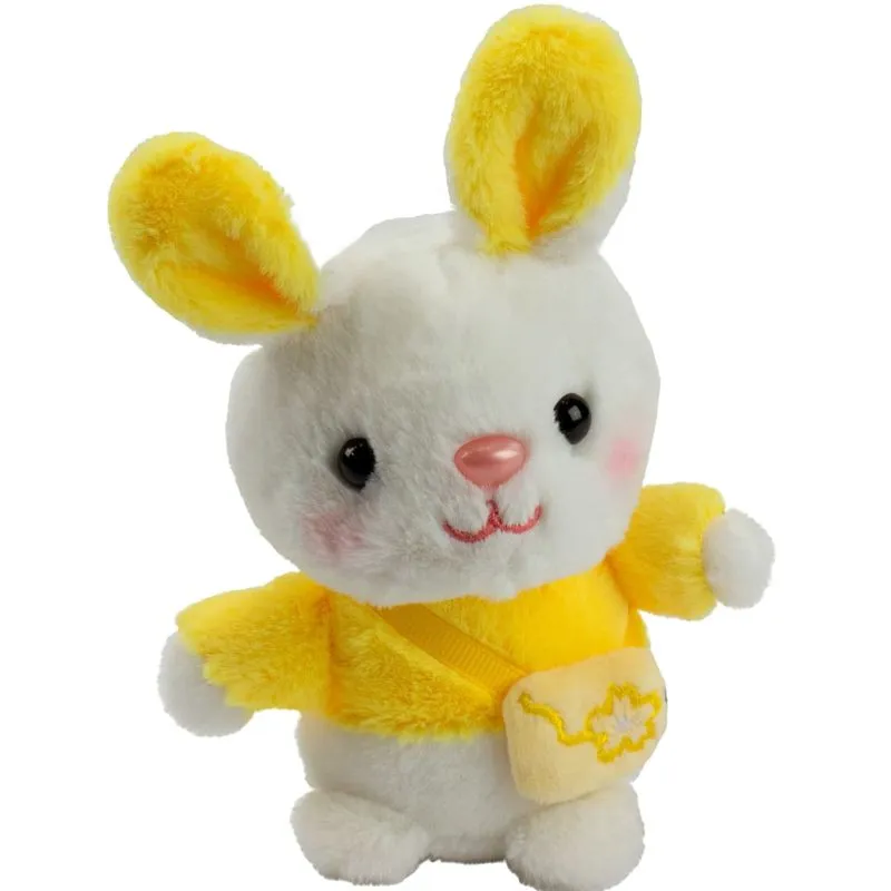 Pelucia Coelho com Roupinha - Amarela BBR
