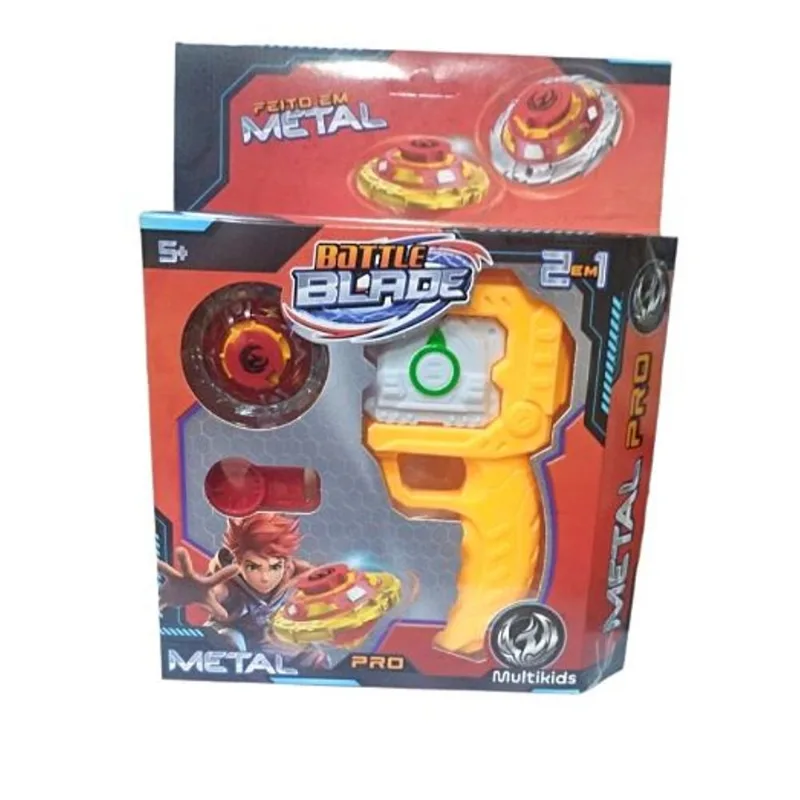 Beyblade - Battle Blades Vermelho - 2 em 1 MULTIKIDS